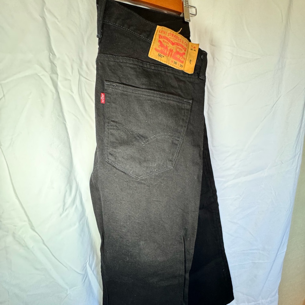 Levi's 501 Black Denim Jeans